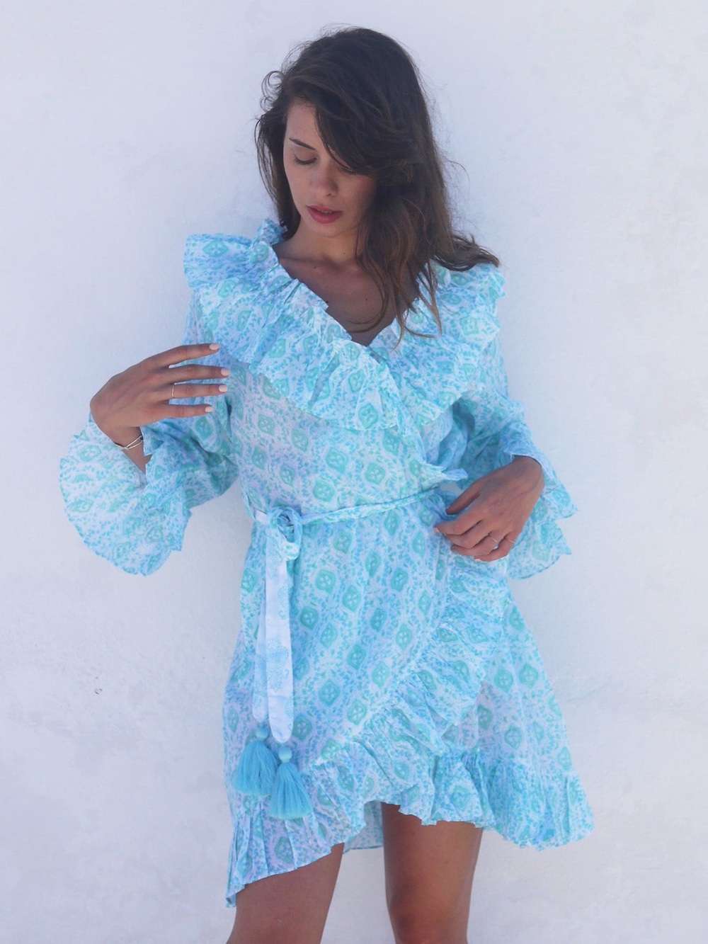 Buggy NYC Short Nani Robe Quatrafoil Seaglass XS/S